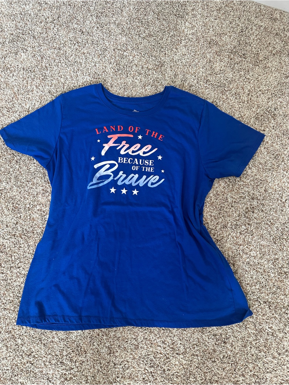 Women’s Blue Graphic Swim Tee - Brand: